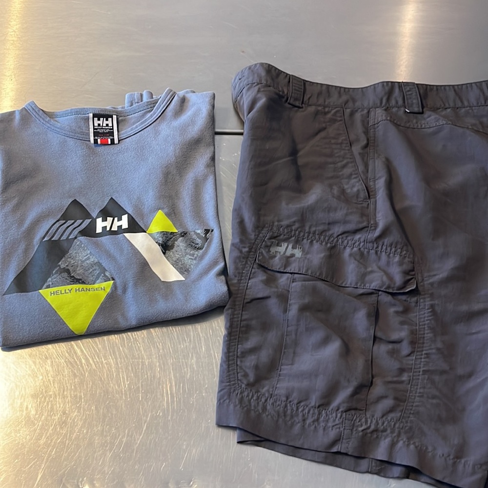 Helly Hansen shirt and shorts